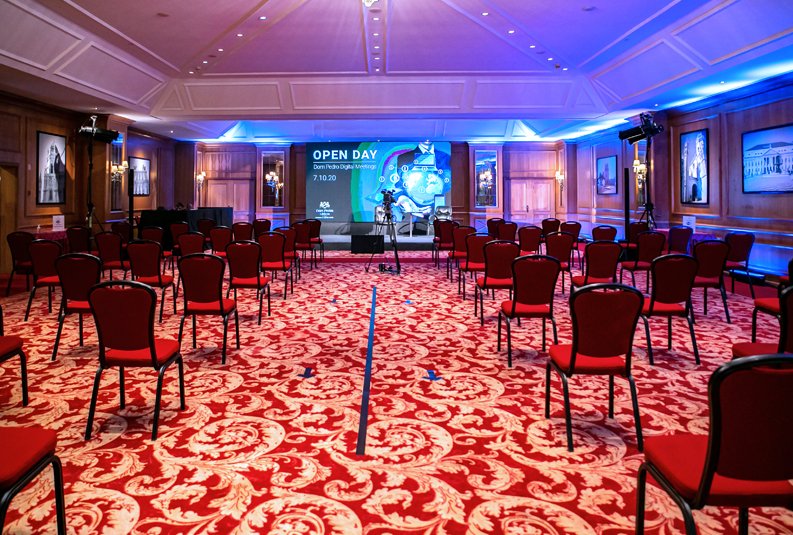 Virtual Events and Hybrid Events - Salao Verdi - Dom Pedro Hotels